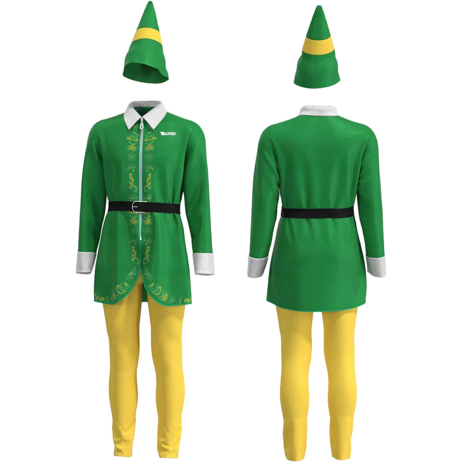 Christmas Elf Performance Costume Set
