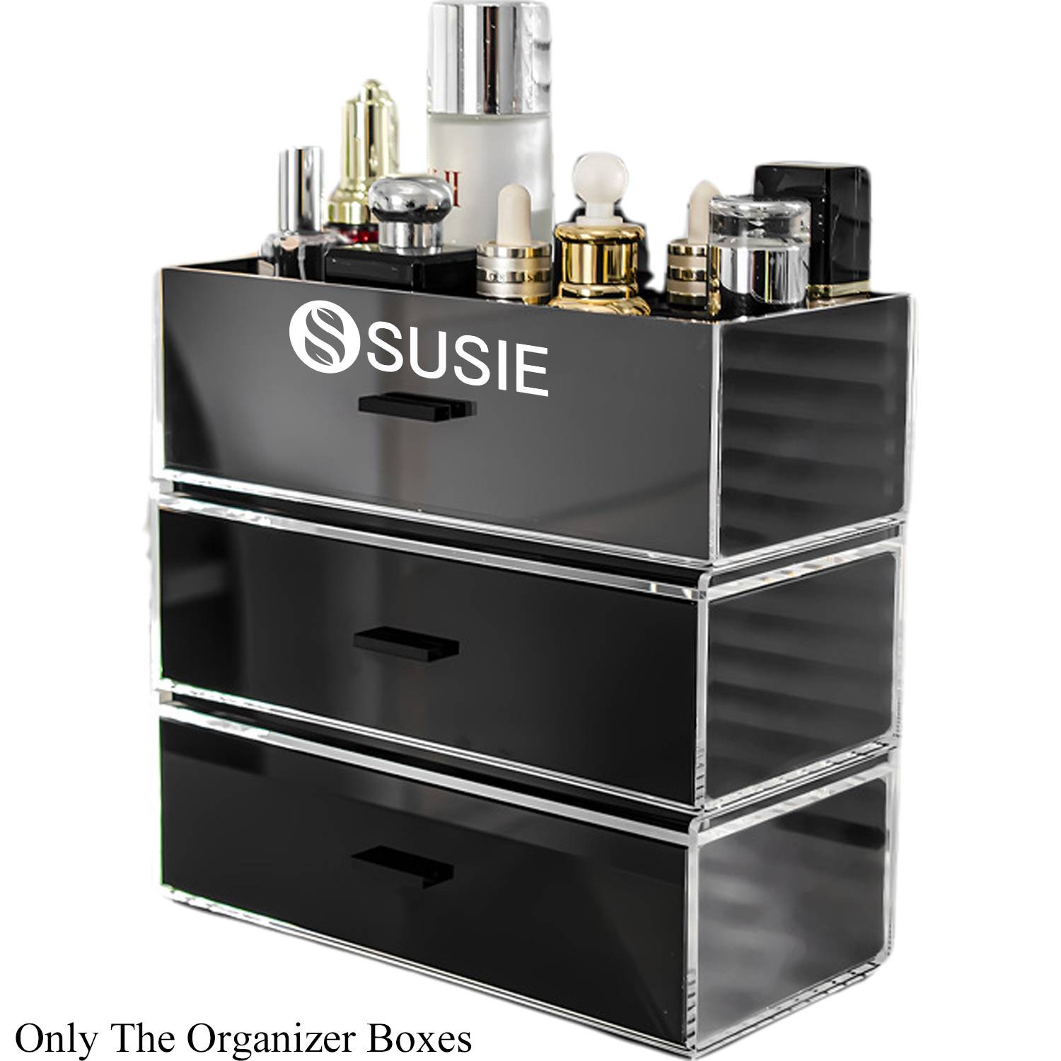 3-Tier Acrylic Drawer Organizer Box