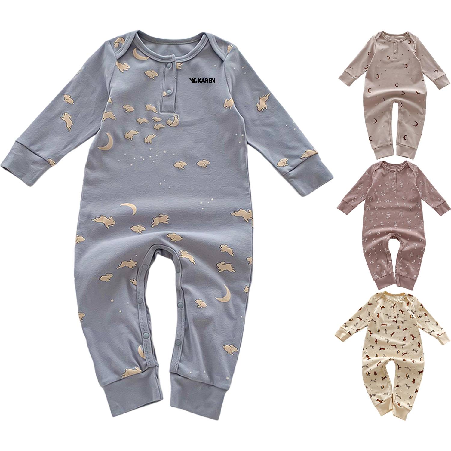 Fall Long Sleeve Baby Bodysuit
