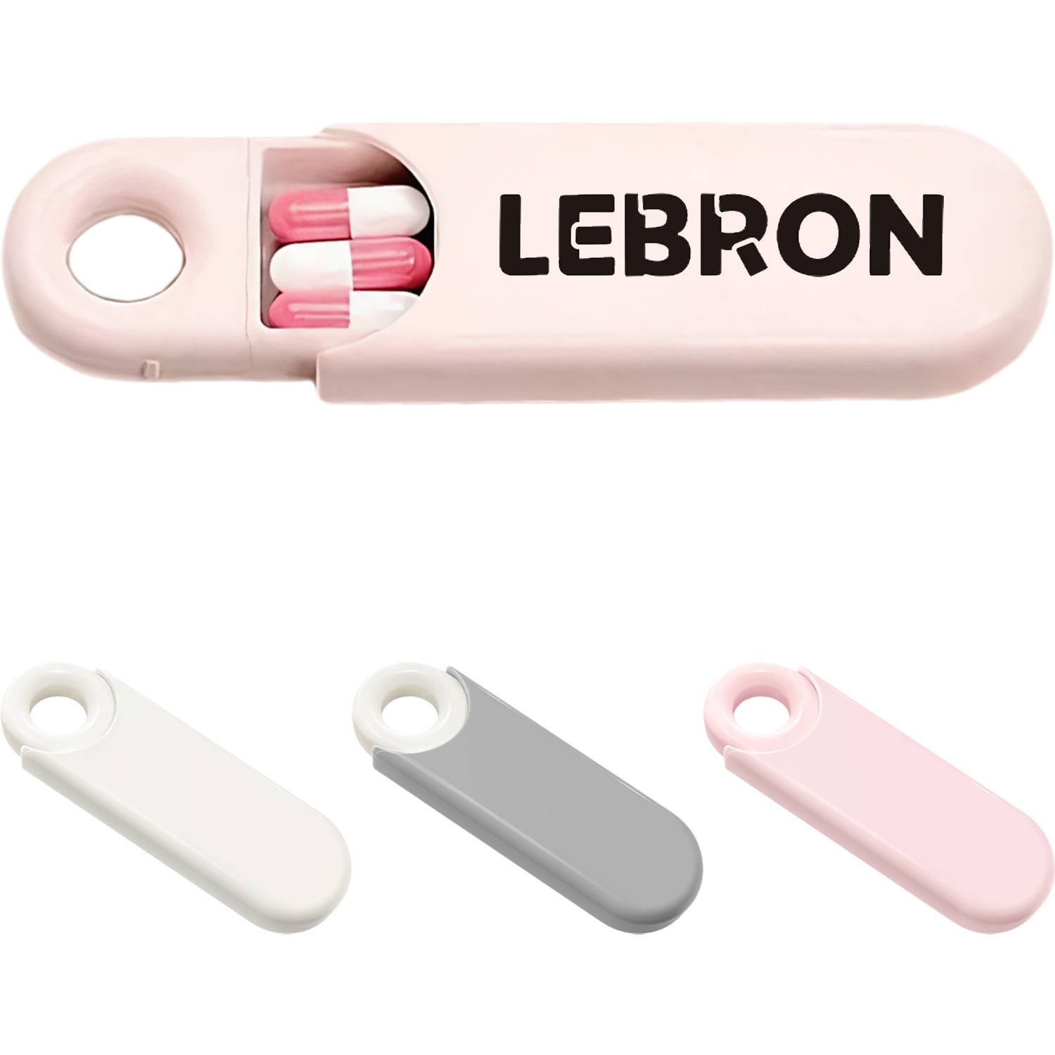 Multiple Compartments Portable Pill Organizer