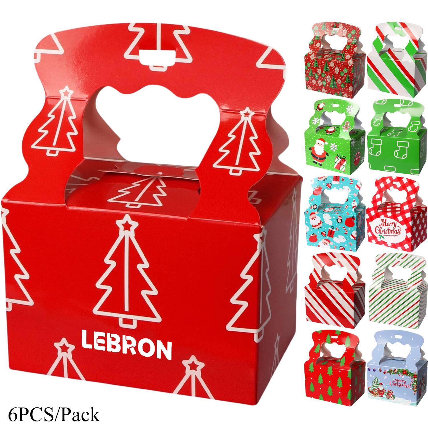 6PCS Christmas Gift Box