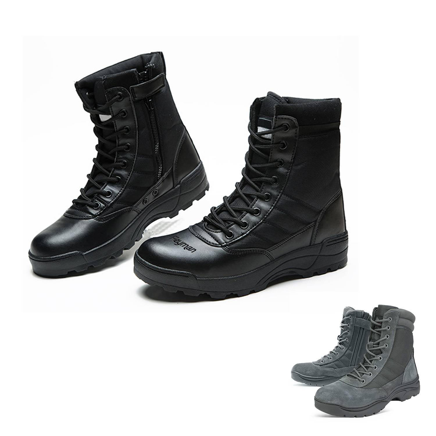 Wear Resistant Tactical Side Zip Boots