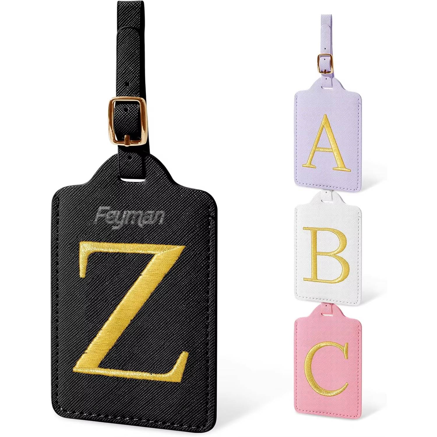 PU Leather Luggage Tag
