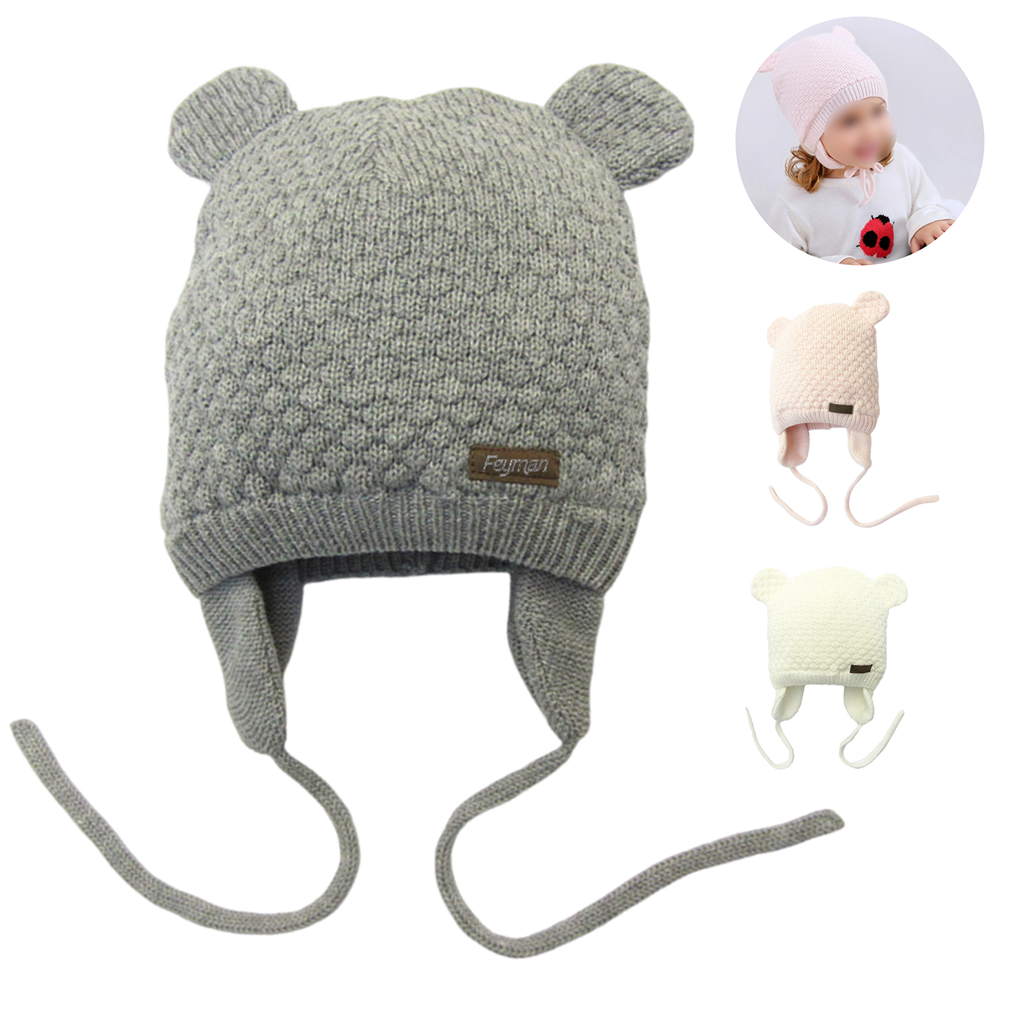 Toddler Winter Knit Beanie Hat