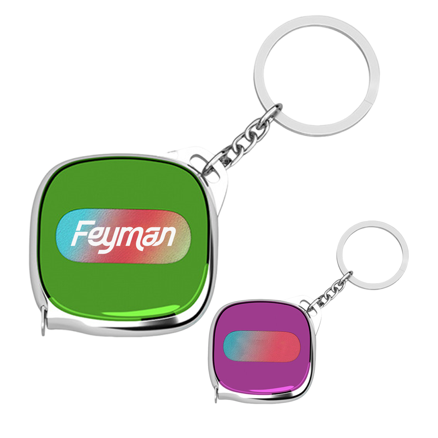 Mini Retractable Measuring Tape Keychian