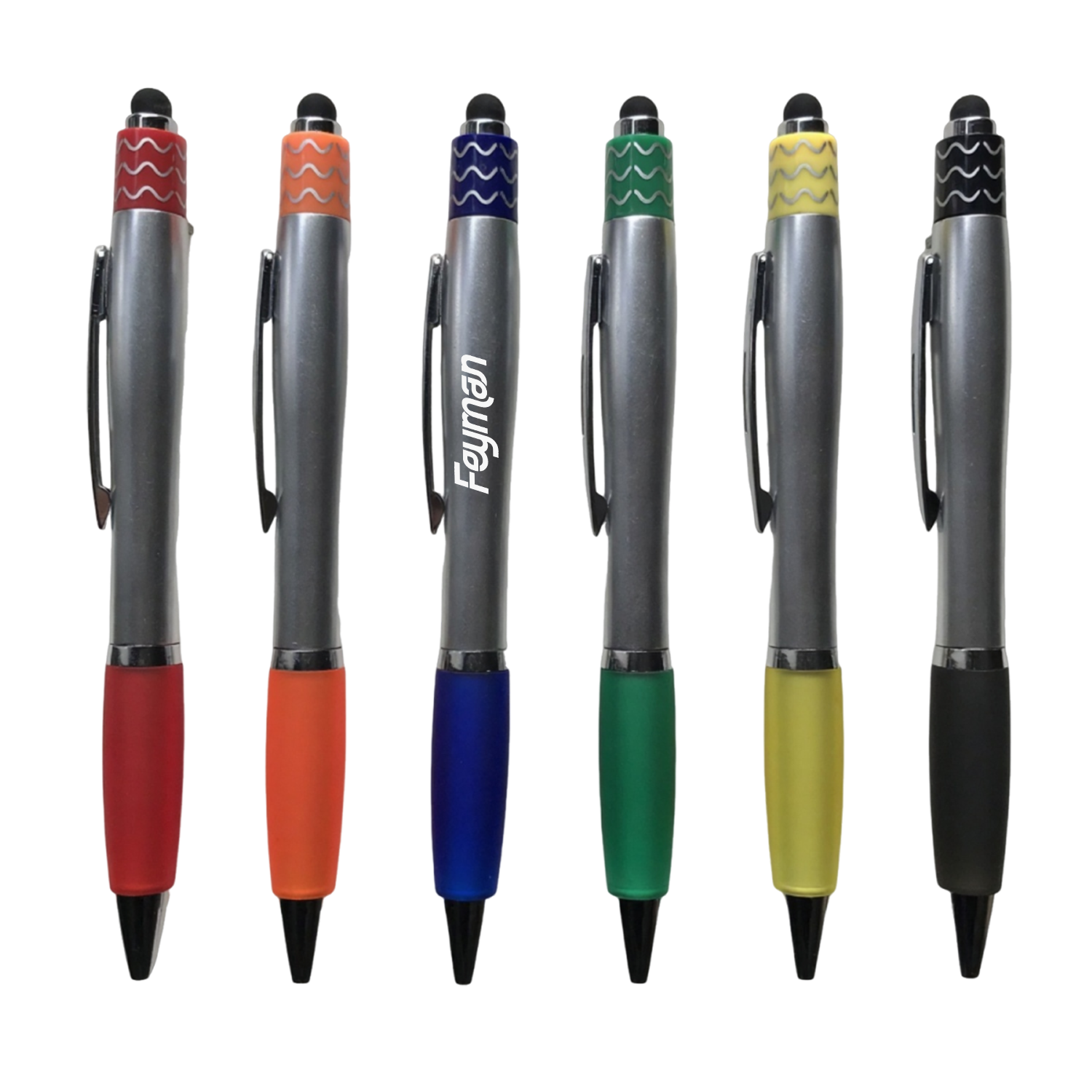 Twist Action Ballpoint Pen w/ Stylus