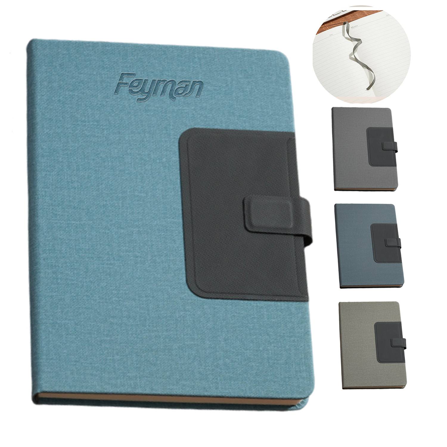A5 PU Leather Magnetic Closure Business Notebook