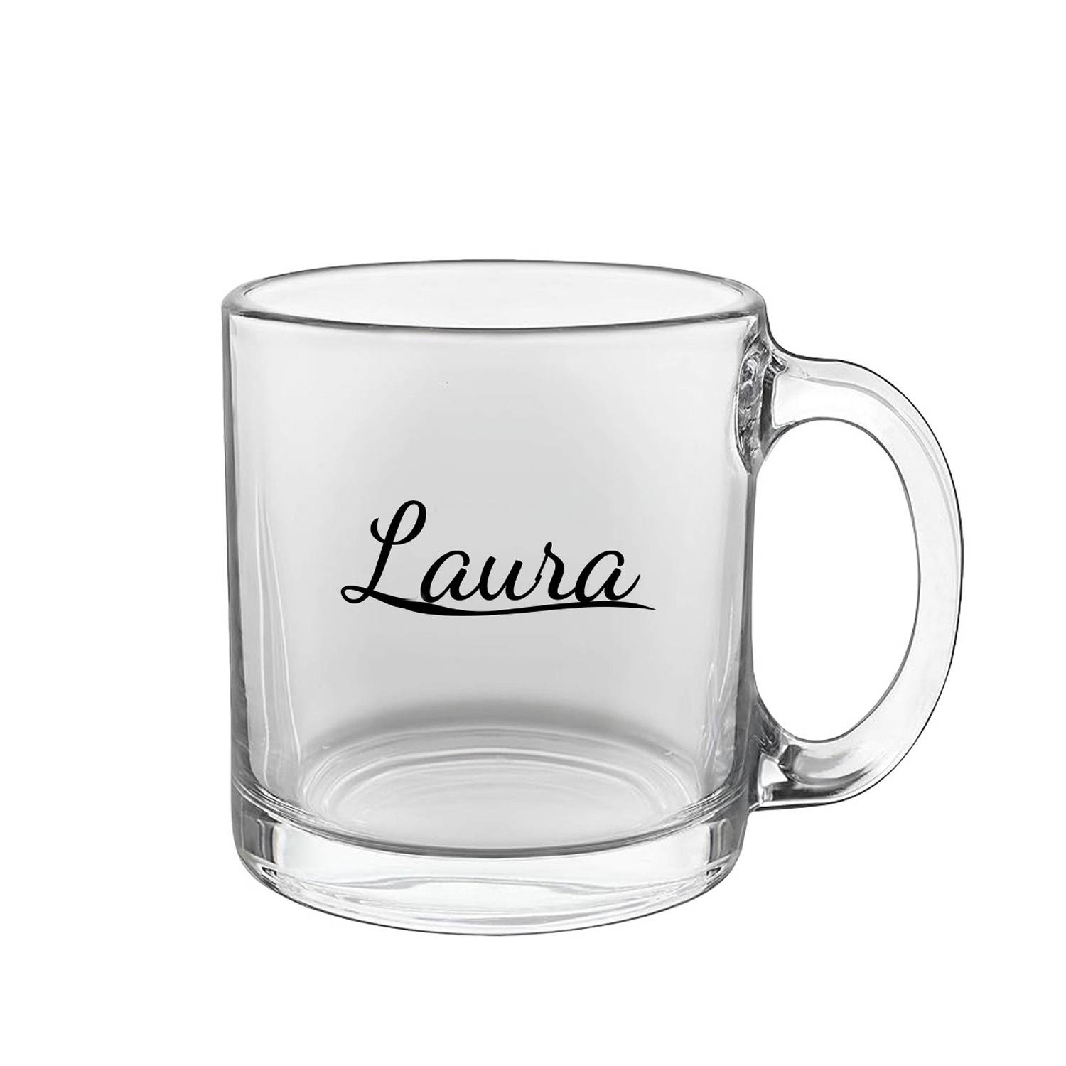 17oz Classic Glass Mug w/ Handle