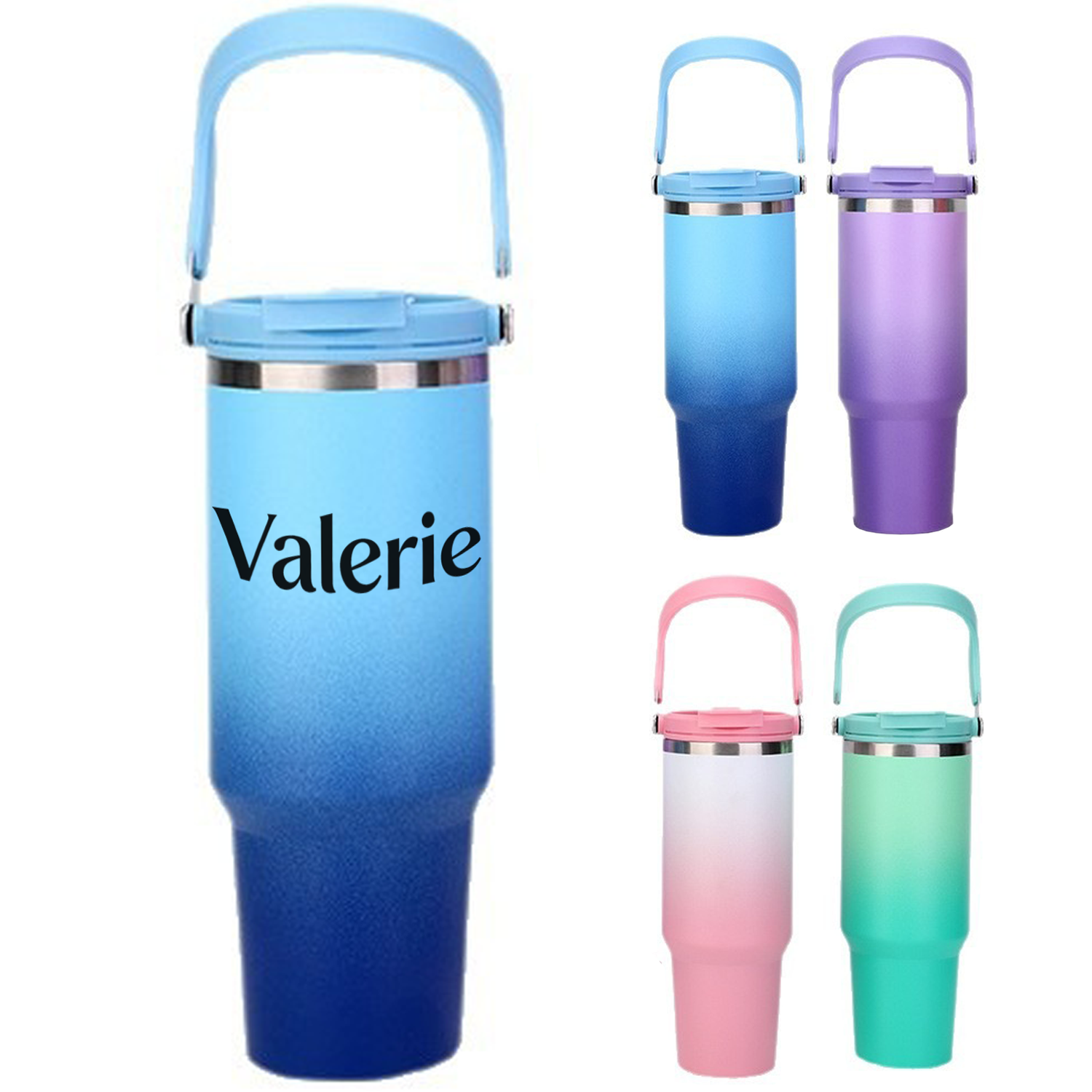 30oz 304 Stainless Steel Vacuum Insulated Water Bottle