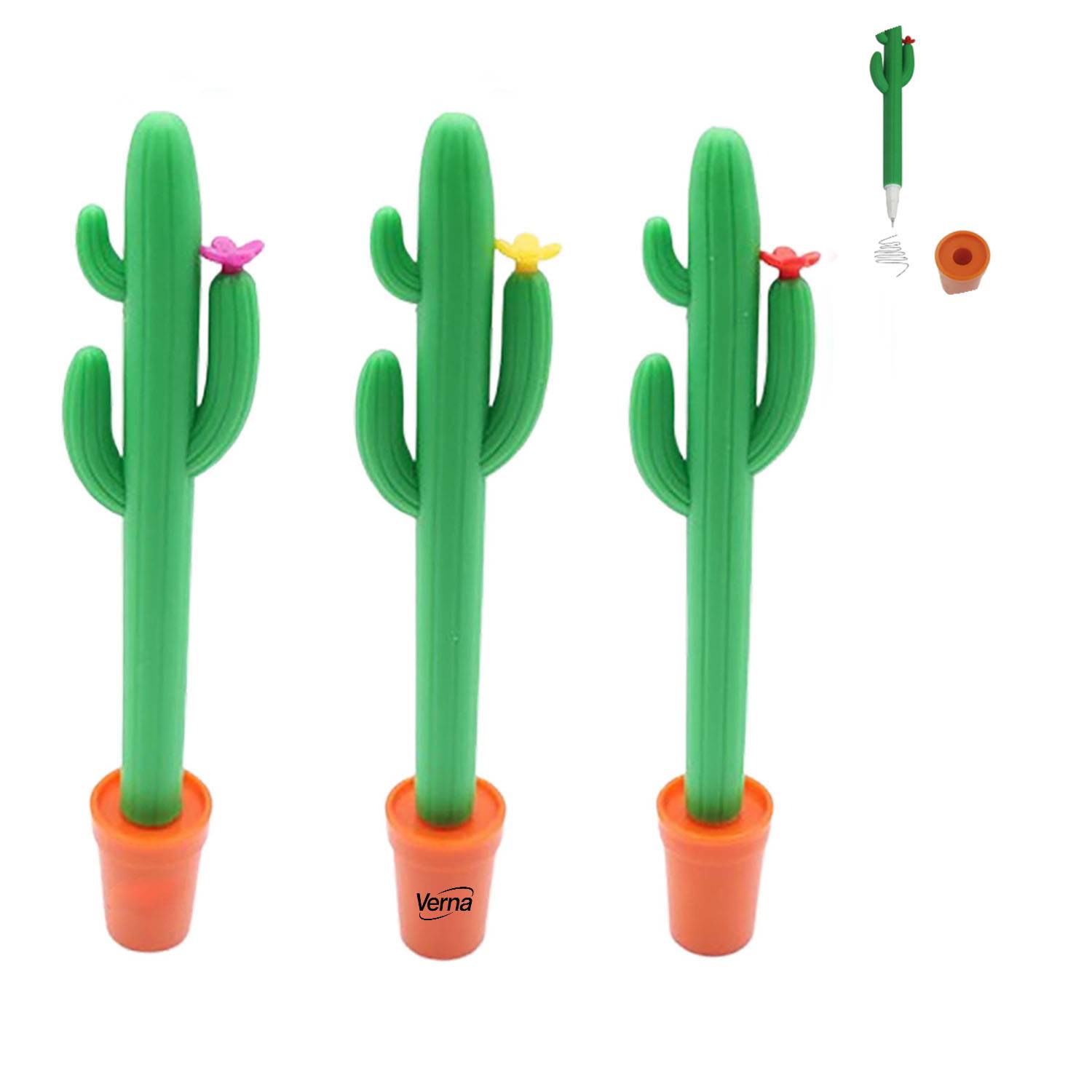 Plant-shaped Ballpoint Pen w/ Flower