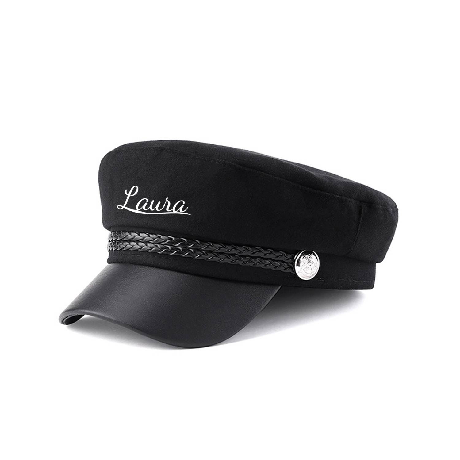 Women's Flat Top Wool Beret Hat