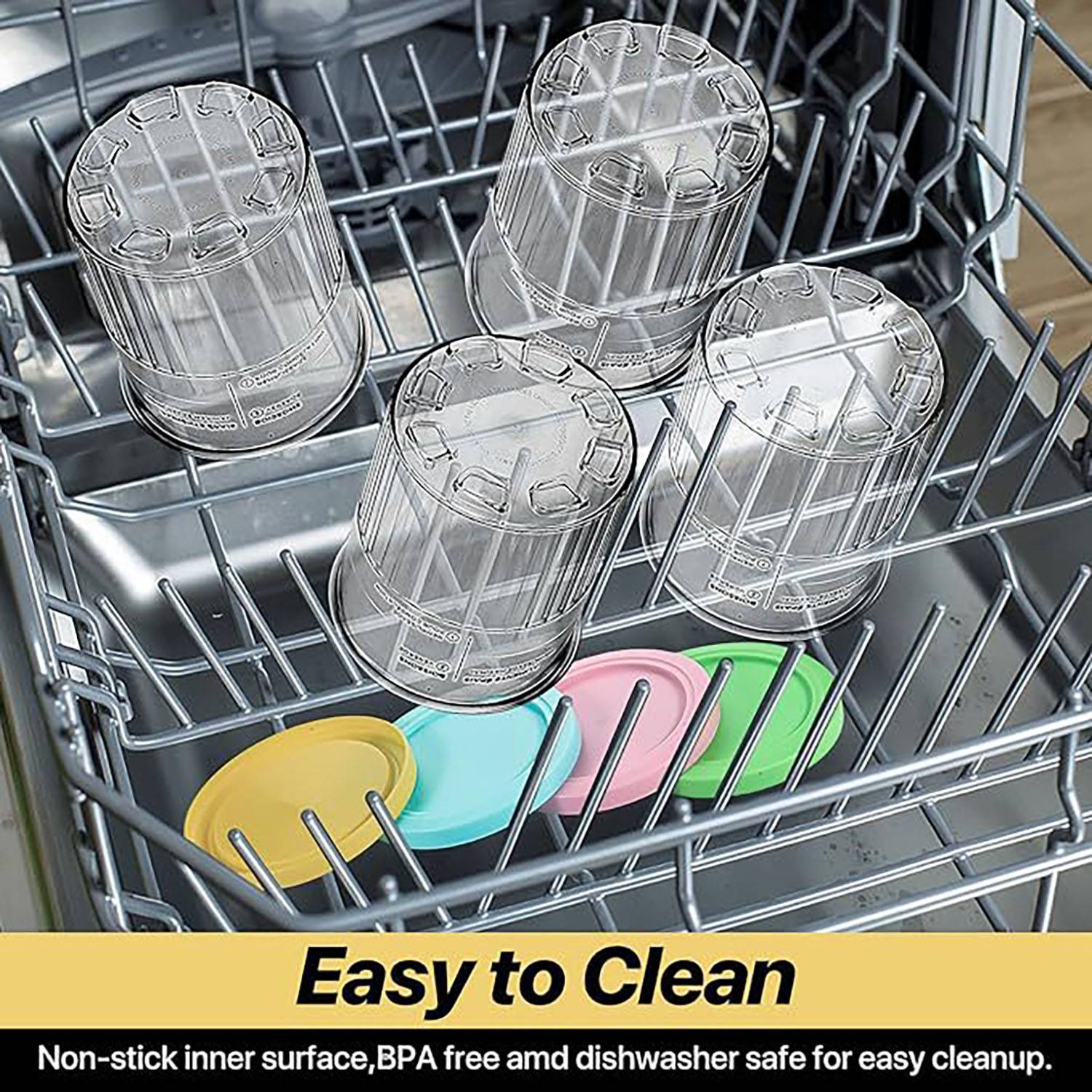 24oz BPA Free Large Capacity Ice Cream Cup - Image 7