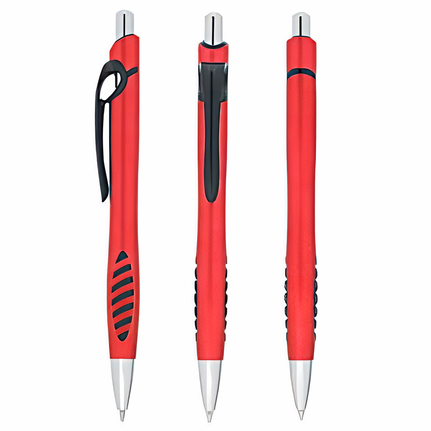 Metallic Color Plastic Retractable Ballpoint Pen - Image 8