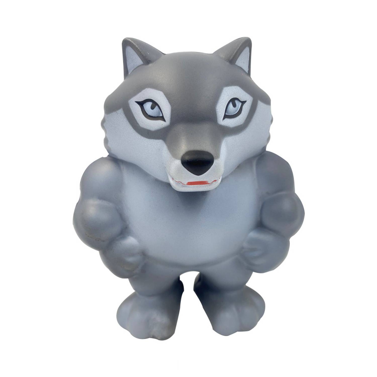 PU Wolf Mascot Stress Reliever Toy