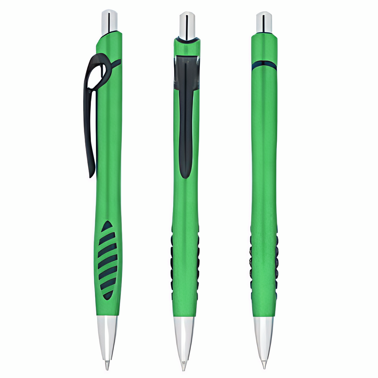 Metallic Color Plastic Retractable Ballpoint Pen - Image 5
