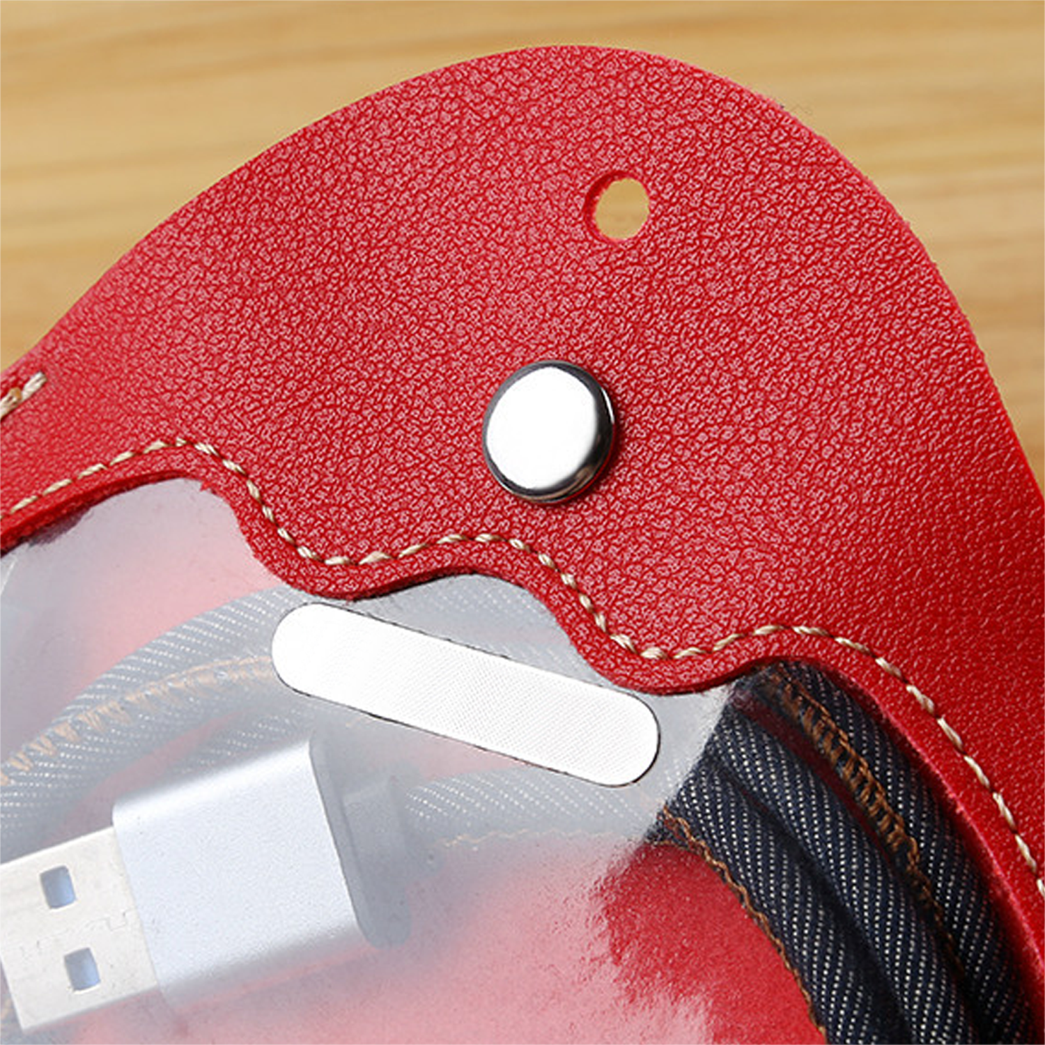 PU Leather Cable Storage Pouch - Image 6