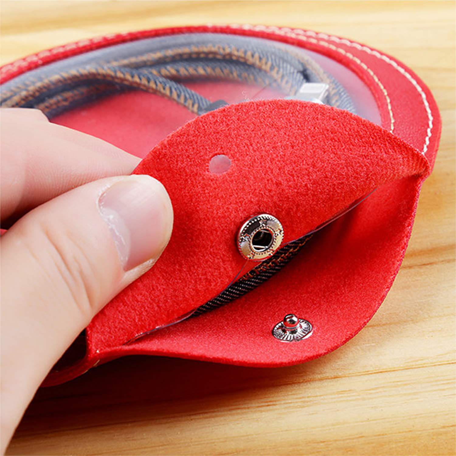 PU Leather Cable Storage Pouch - Image 8