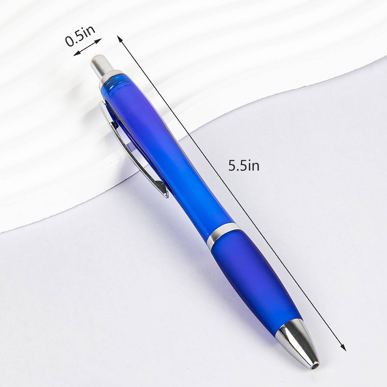 Gourd Shaped Press-Type Plastic Ballpoint Pen - Image 4