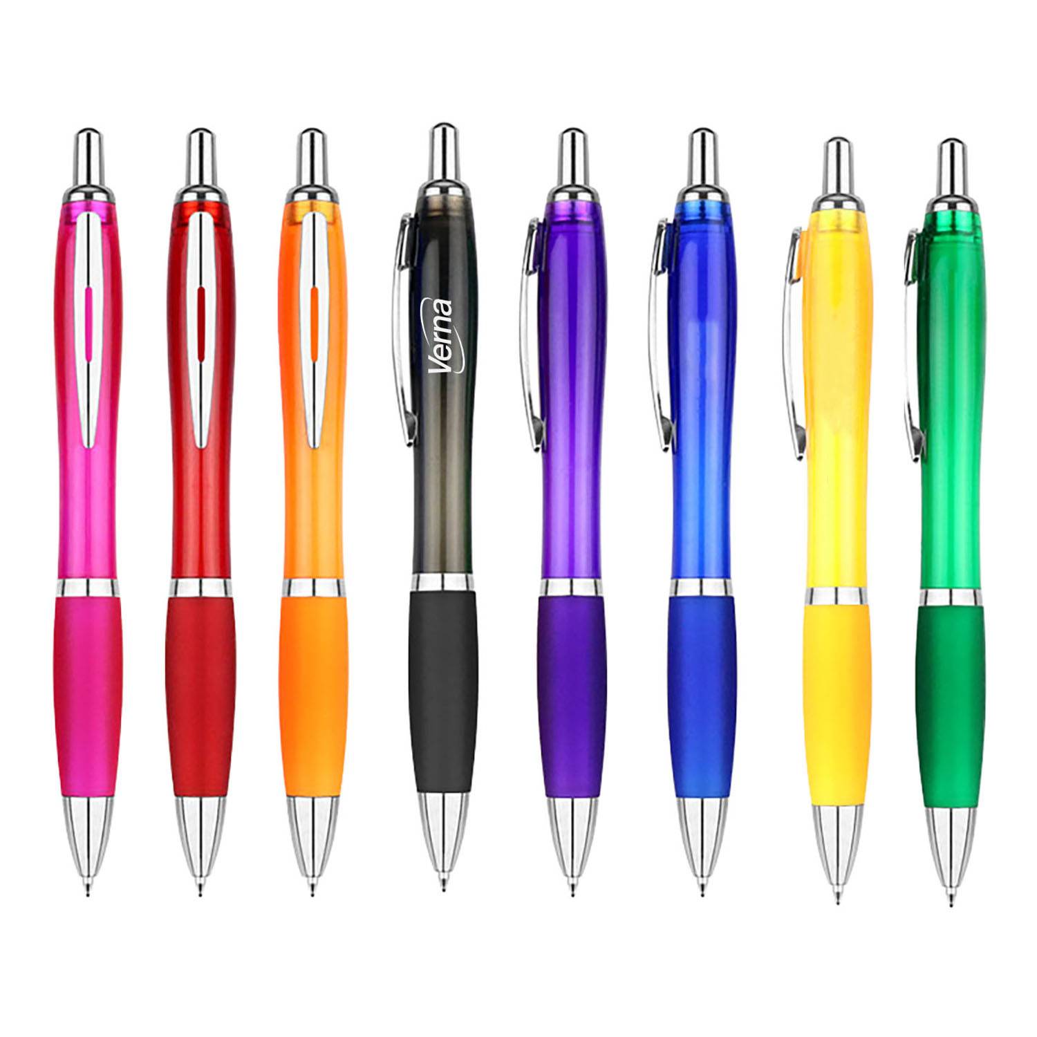 Gourd Shaped Press-Type Plastic Ballpoint Pen