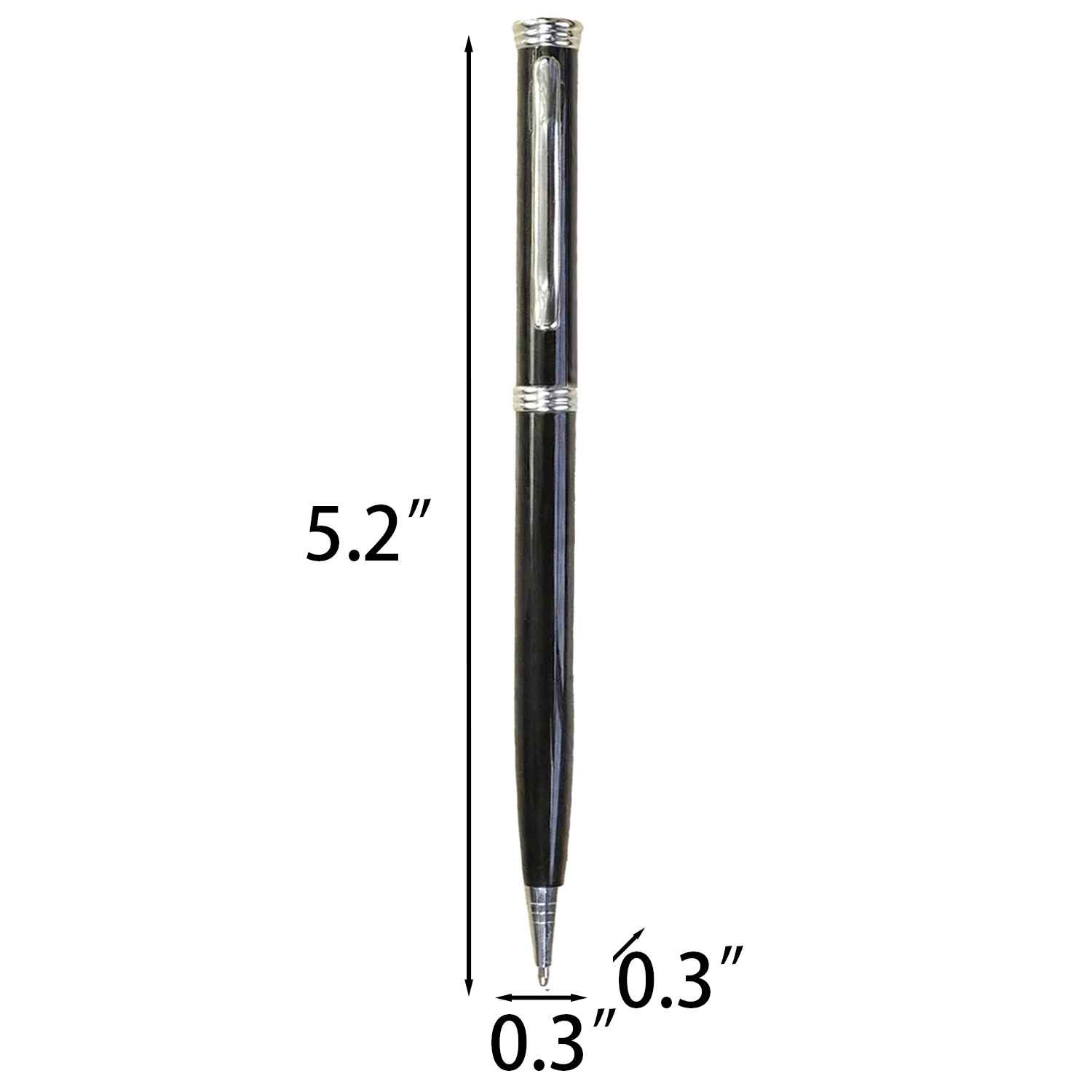 Metal Rotating Ballpoint Pen - Image 4