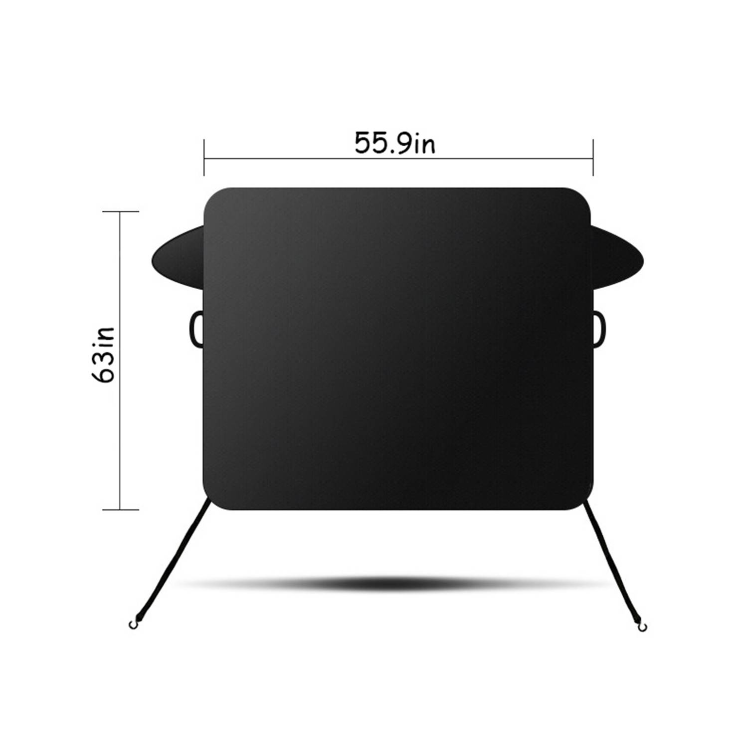 All-Season Oxford Car Windshield Sunshade - Image 4