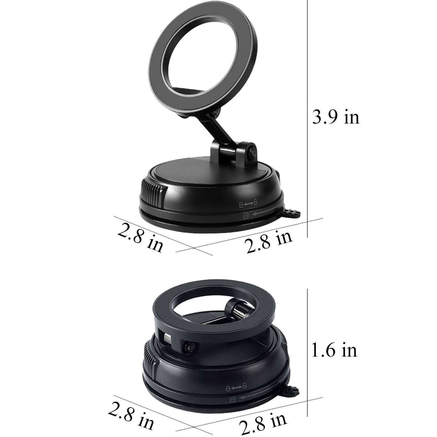 Adjustable Vacuum Magnetic Phone Holder - Image 4