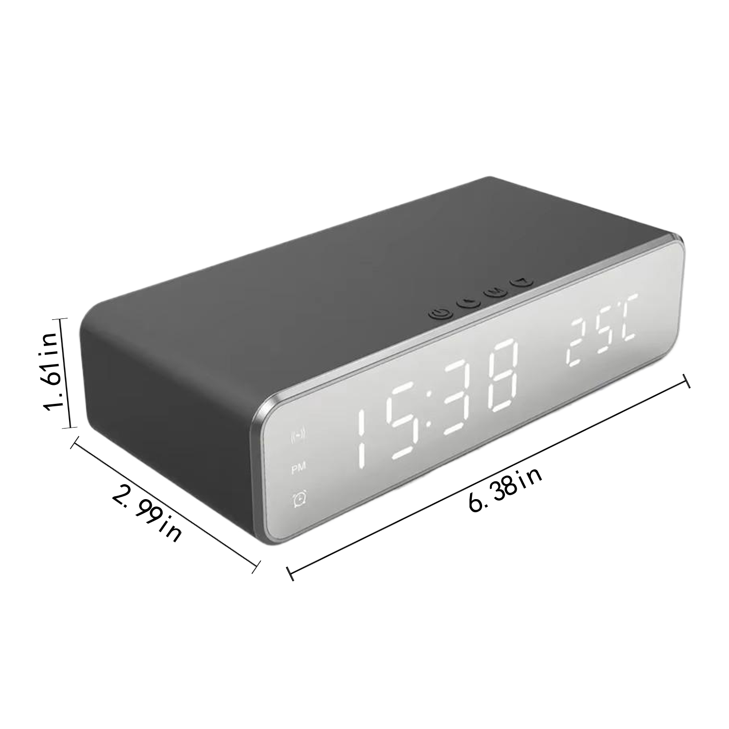Phone Wireless Charging Desk Clock - Image 4