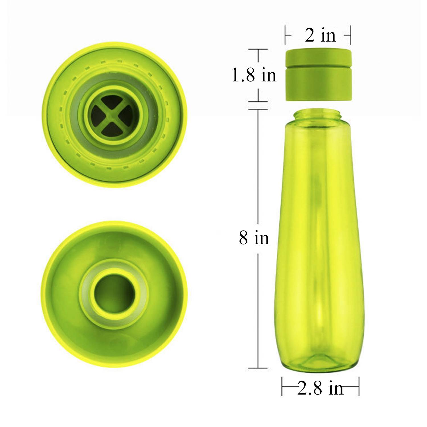17oz Smart Plastic Water Bottle - Image 4