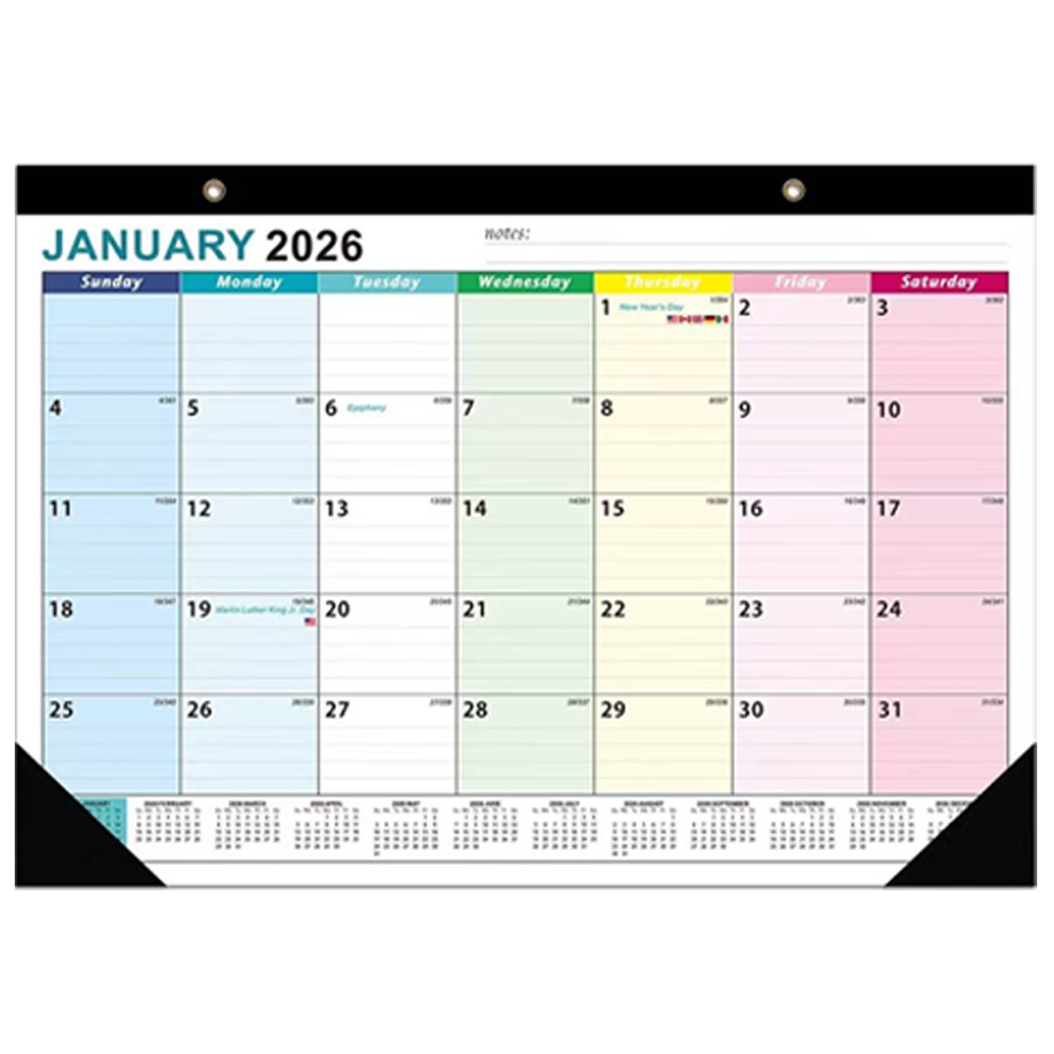 2026 Paper Wall Calendar - Image 4