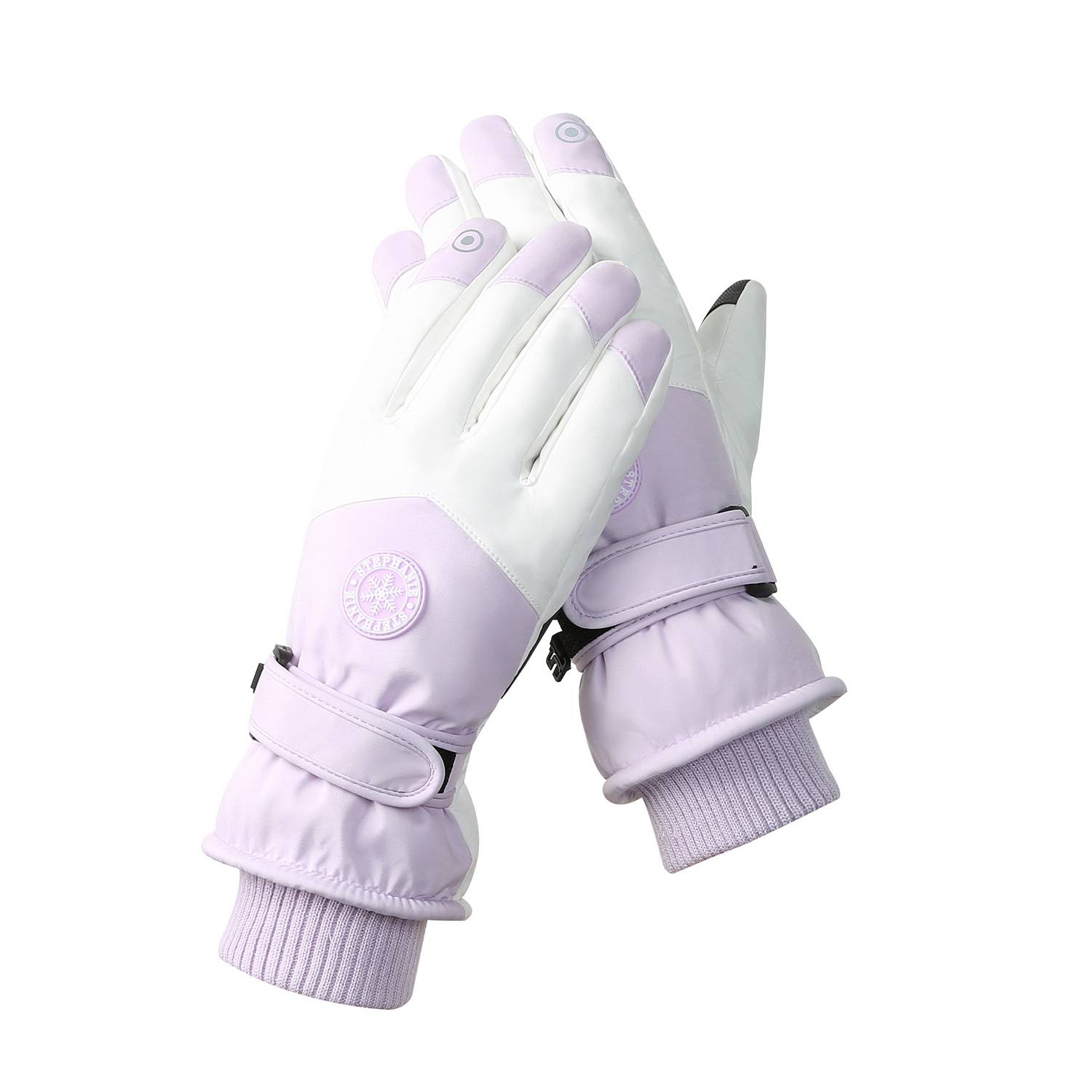 Polyester Waterproof Winter Ski Snow Gloves - Image 7