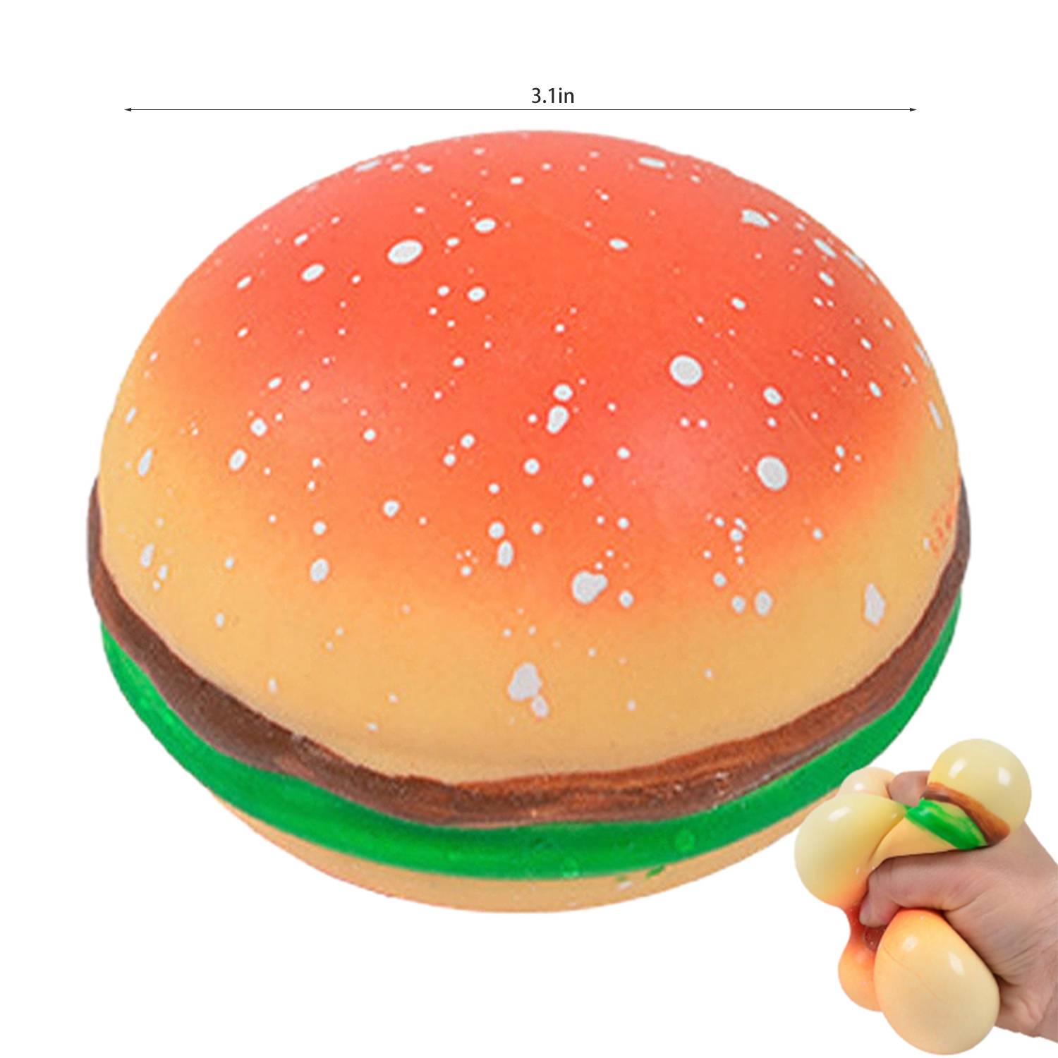 PU Foam Hamburger Stress Reliever - Image 3