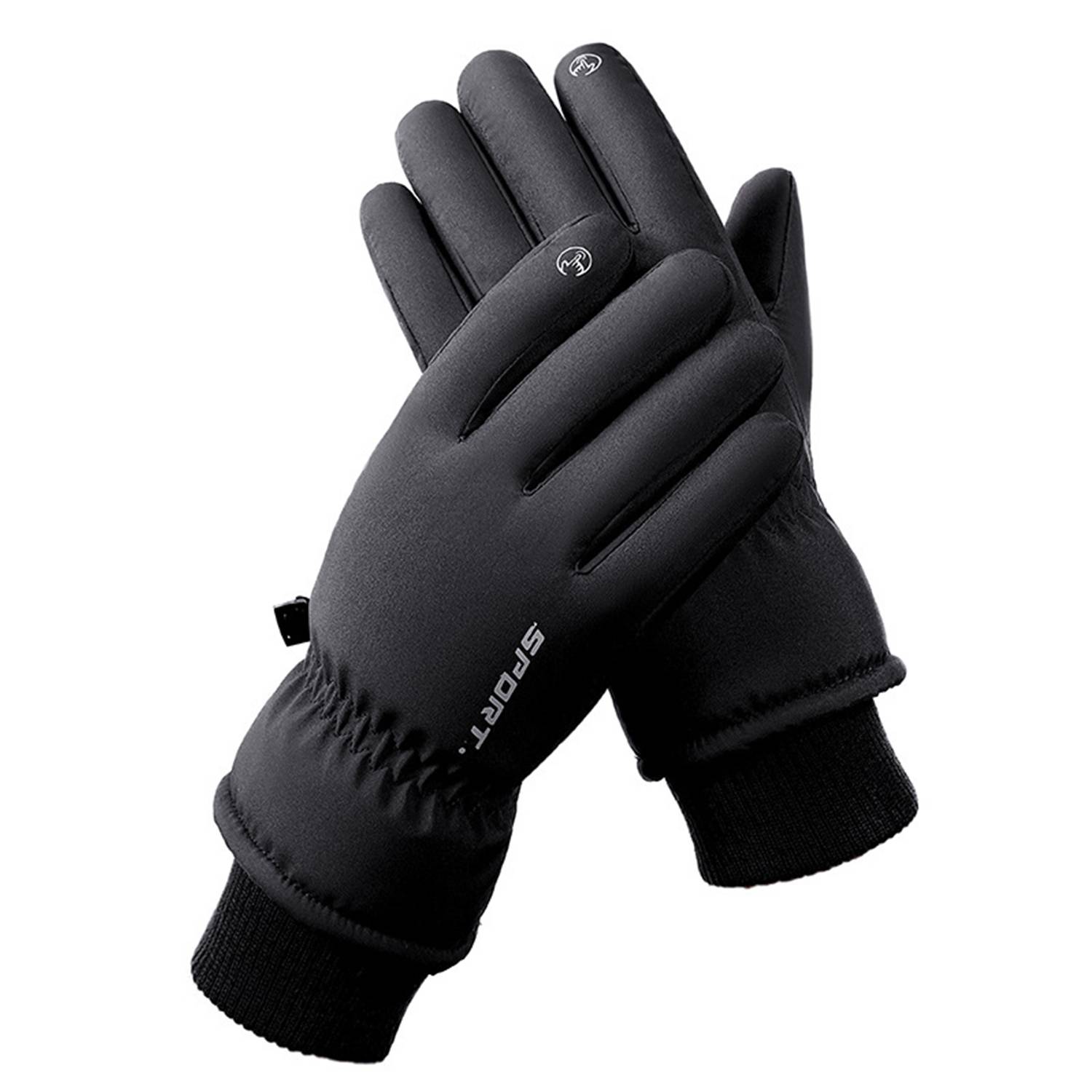 Polyester Waterproof Winter Ski Snow Gloves - Image 6
