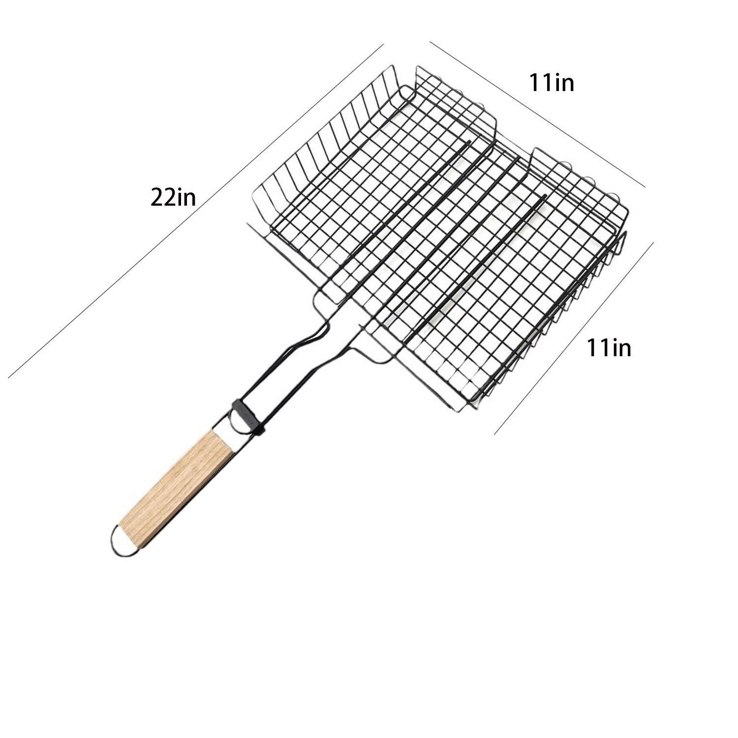 Rustproof Stainless Steel BBQ Grilling Basket - Image 4
