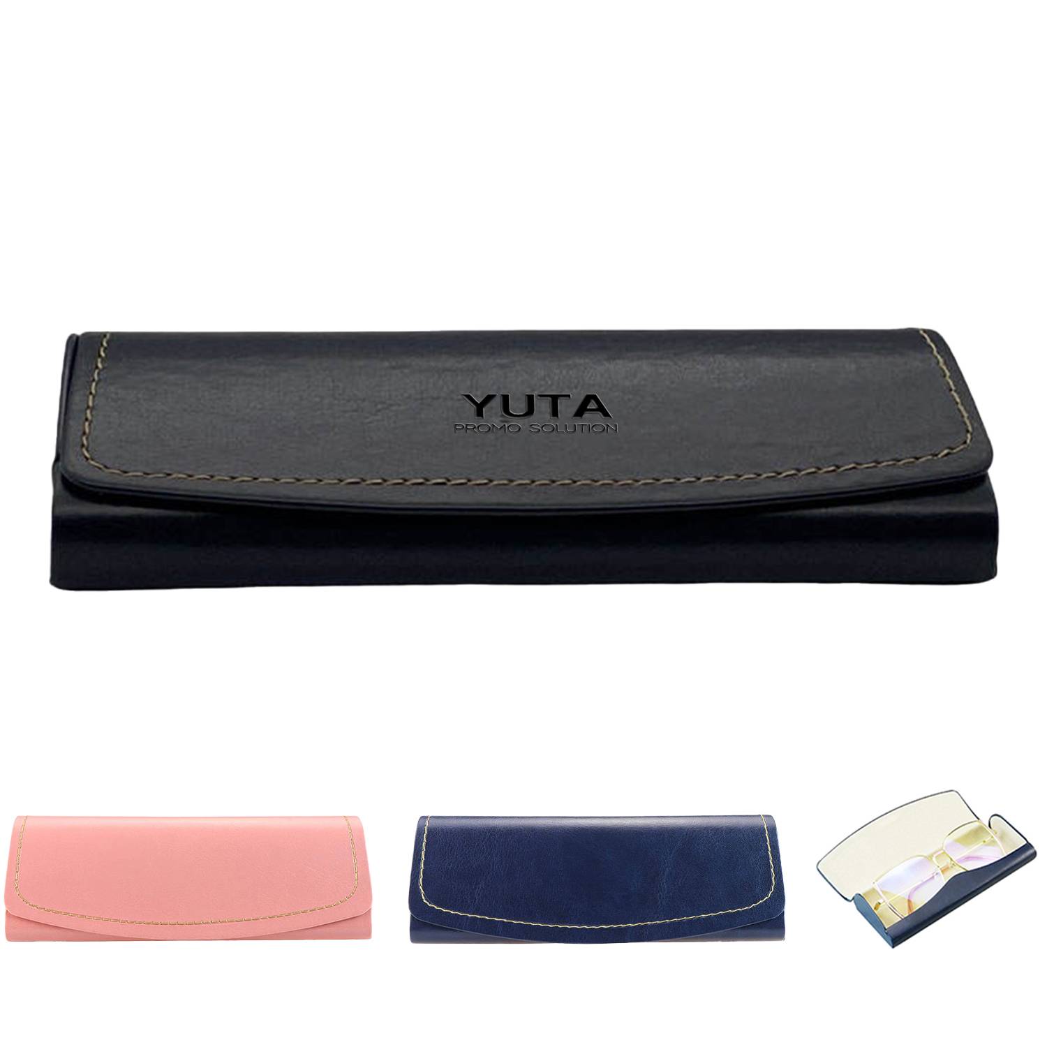 Portable PU Leather Sunglasses Eyeglass Case