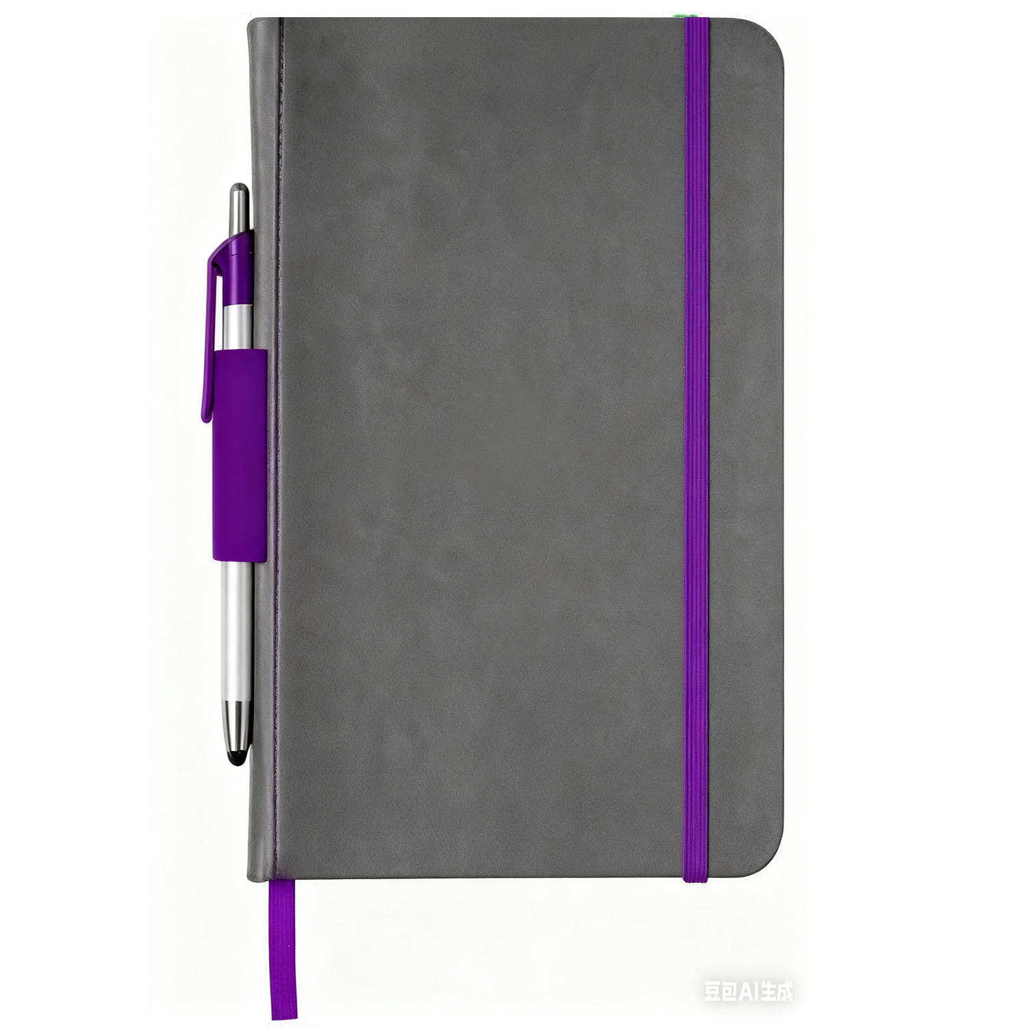 A5 PU Leather Business Notebook w/ Pen Holder - Image 9