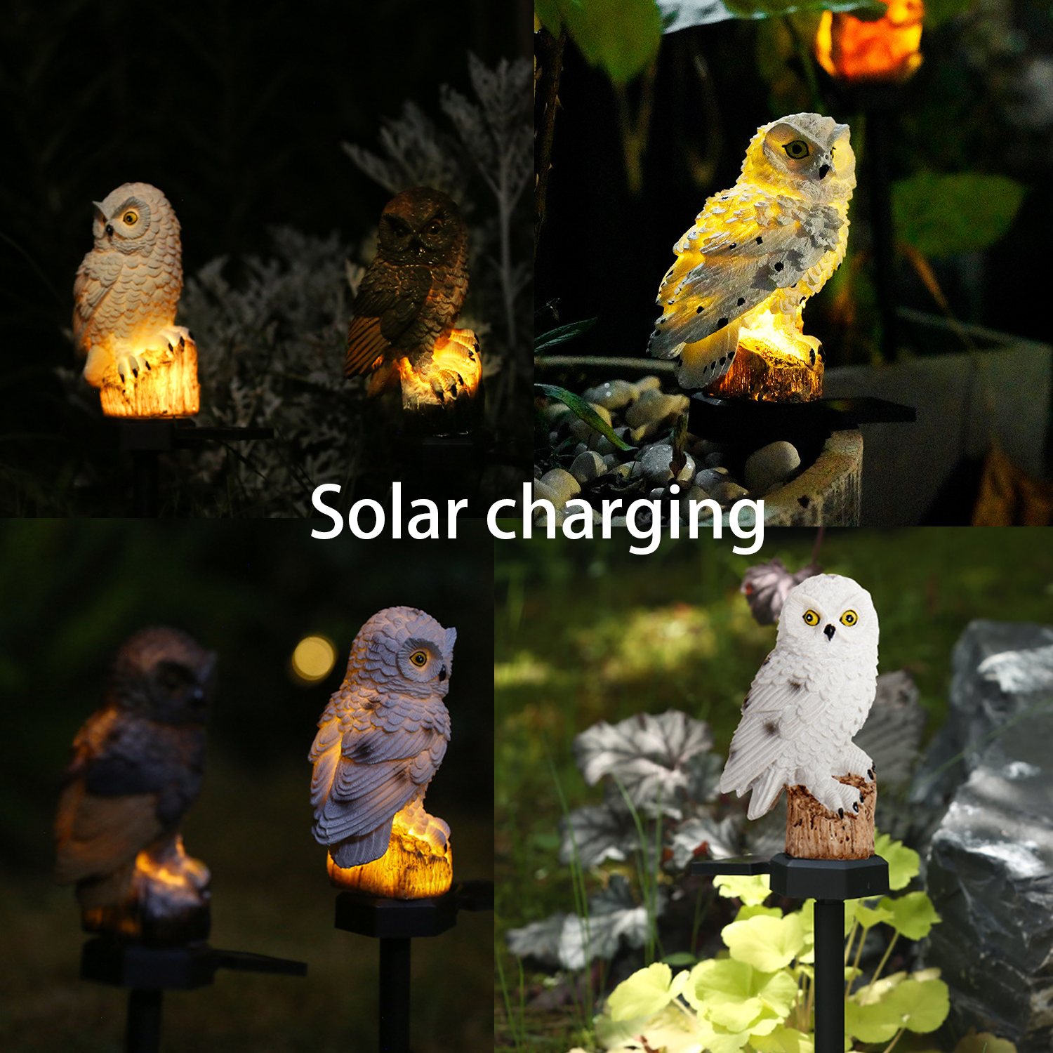 Garden Waterproof Owl Solar LED Light - Image 6