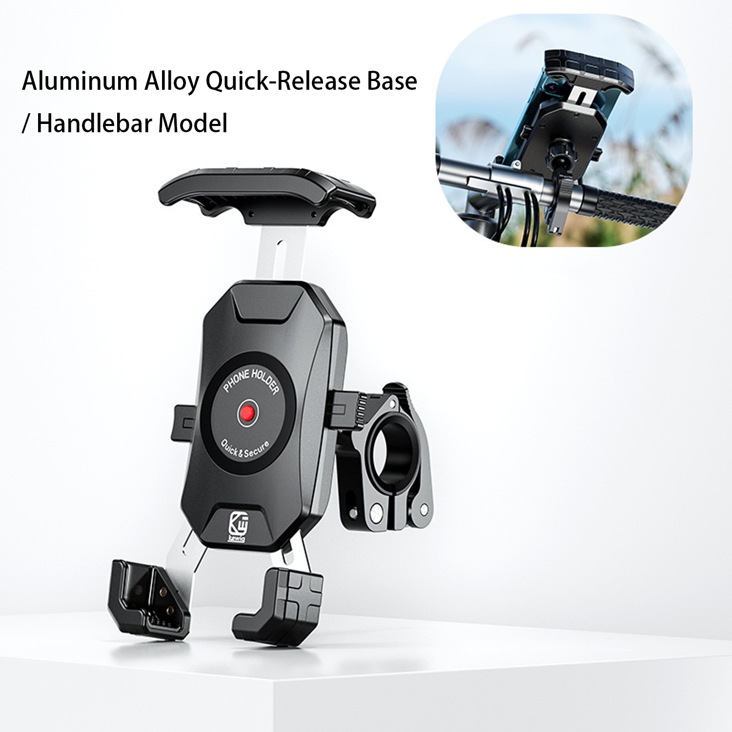 Steady Anti-Shake Motorcycle Phone Holder - Image 6