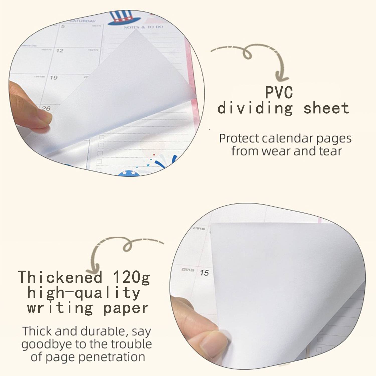 2026 Paper Wall Calendar - Image 5