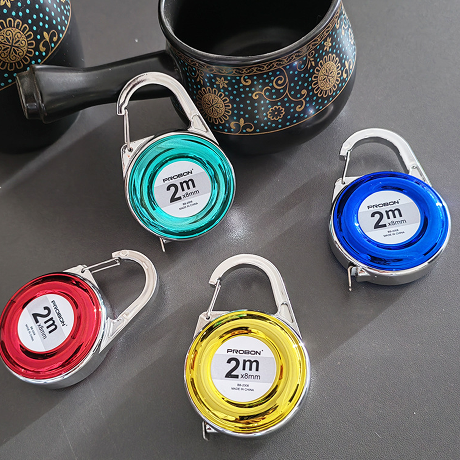 6 FT Mini Carabiner Tape Measure - Image 6