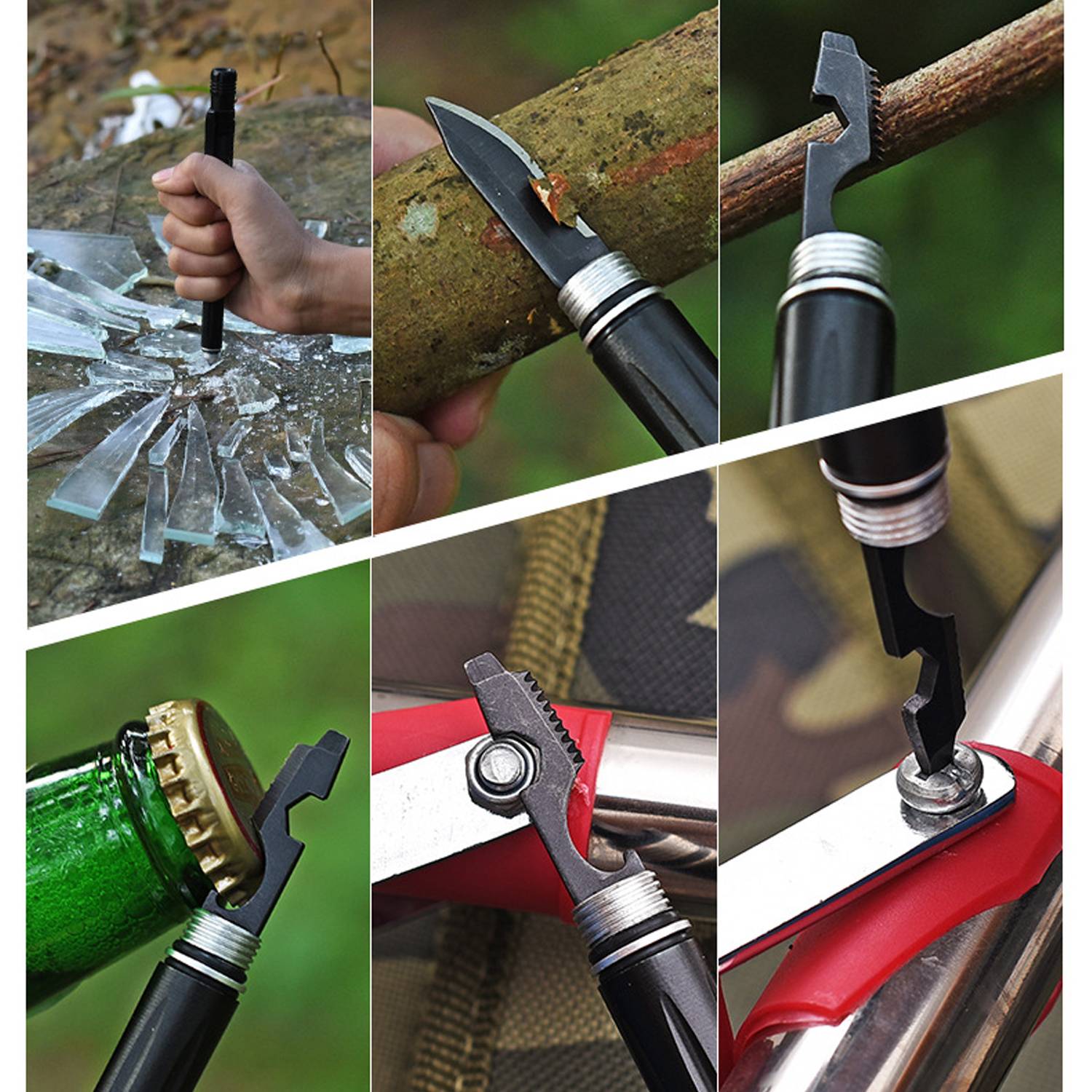 Multi Function LED Outdoor Tactical Survival Pen - Image 10