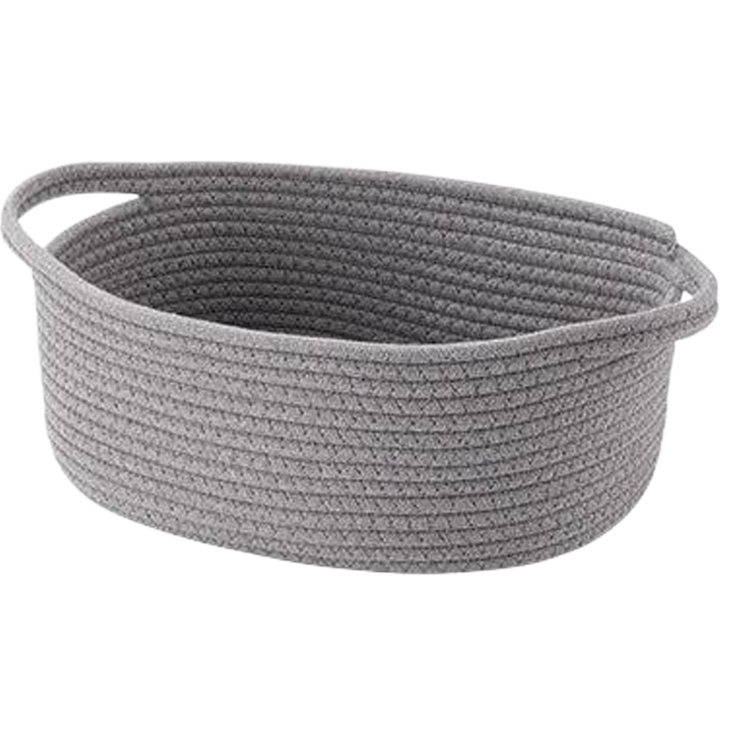 Hand Woven Cotton Rope Storage Basket - Image 8