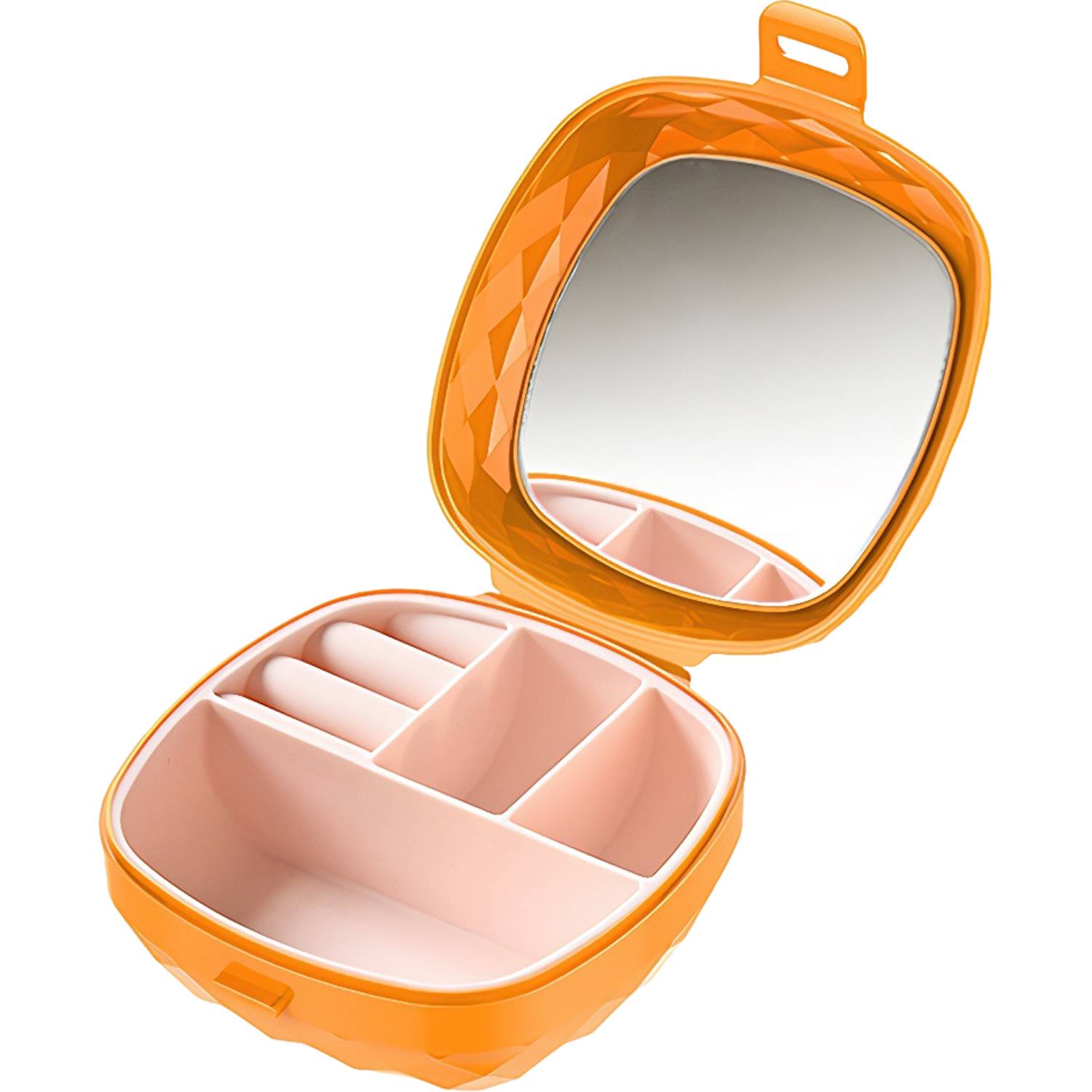 Portable Jewelry Organizer Box w/ Mirror - Image 9