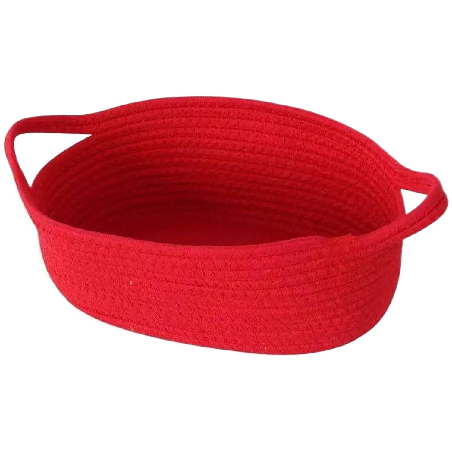 Hand Woven Cotton Rope Storage Basket - Image 5