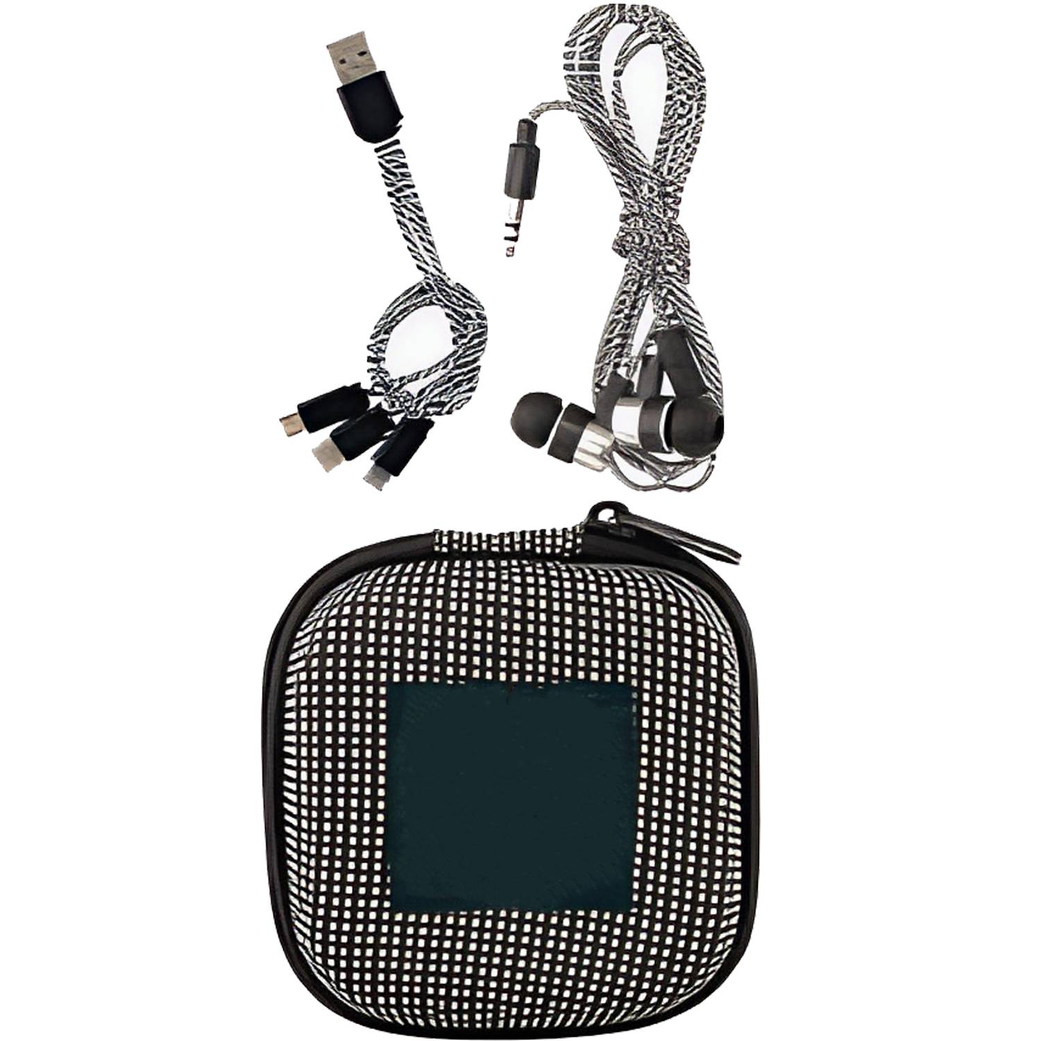 Charging Cable Wired Earbuds Kit w/ Case - Image 7