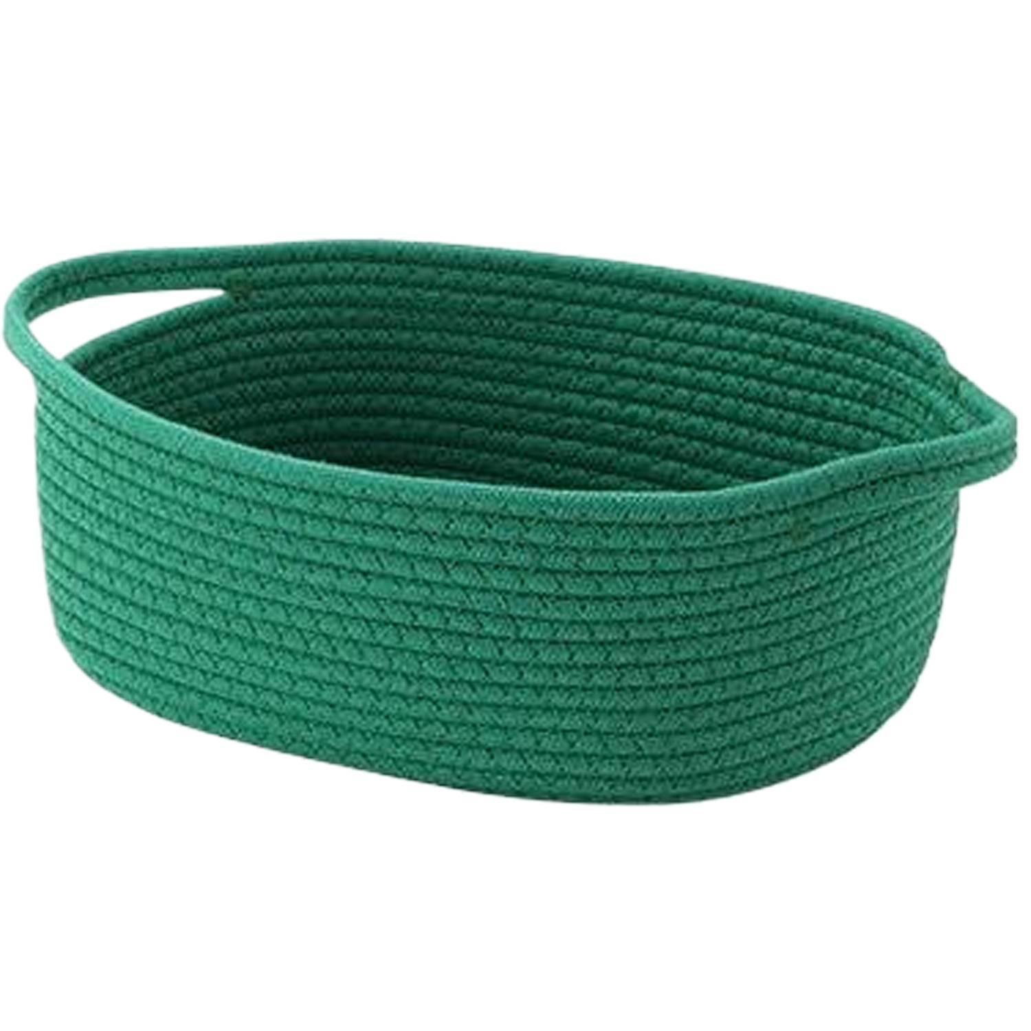 Hand Woven Cotton Rope Storage Basket - Image 7