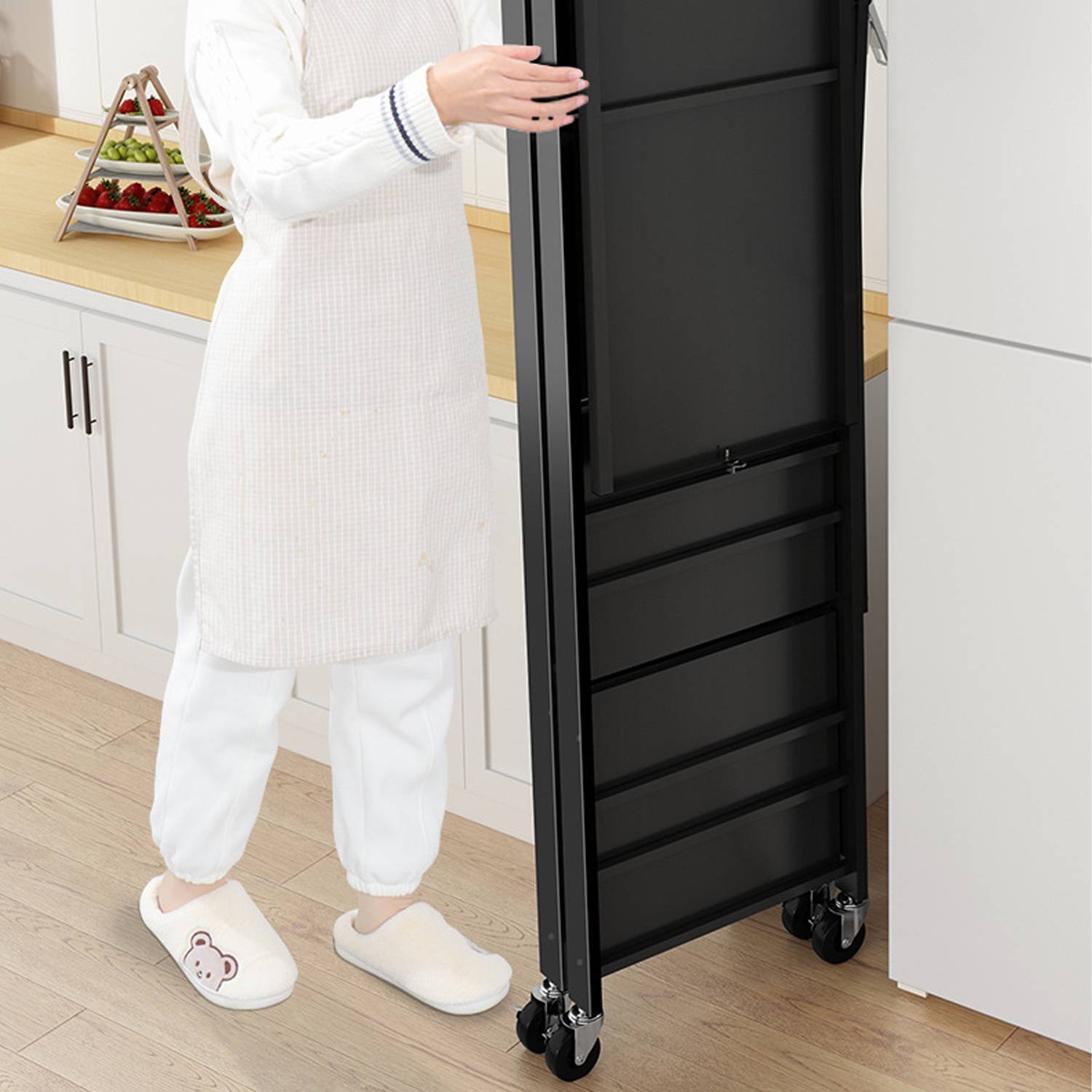 No Assembly Foldable 5 Tier Metal Shelf - Image 7