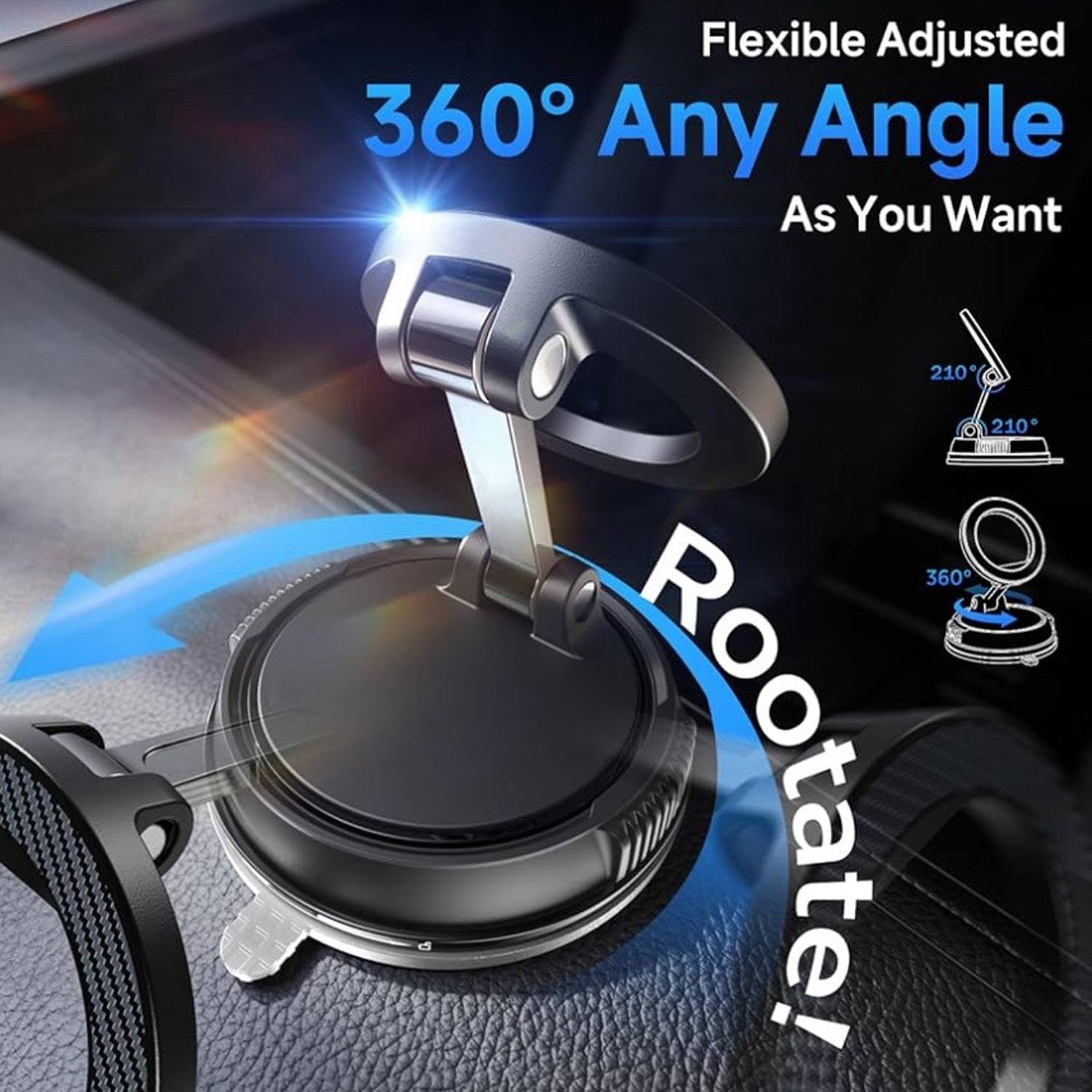Adjustable Vacuum Magnetic Phone Holder - Image 5