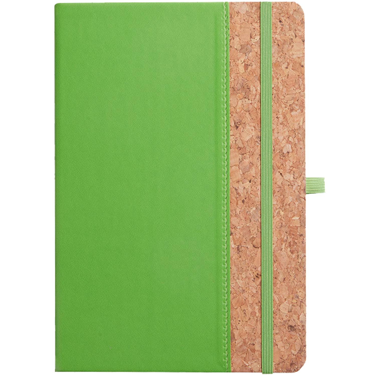 A5 PU Leather Cork Cover Notebook - Image 9