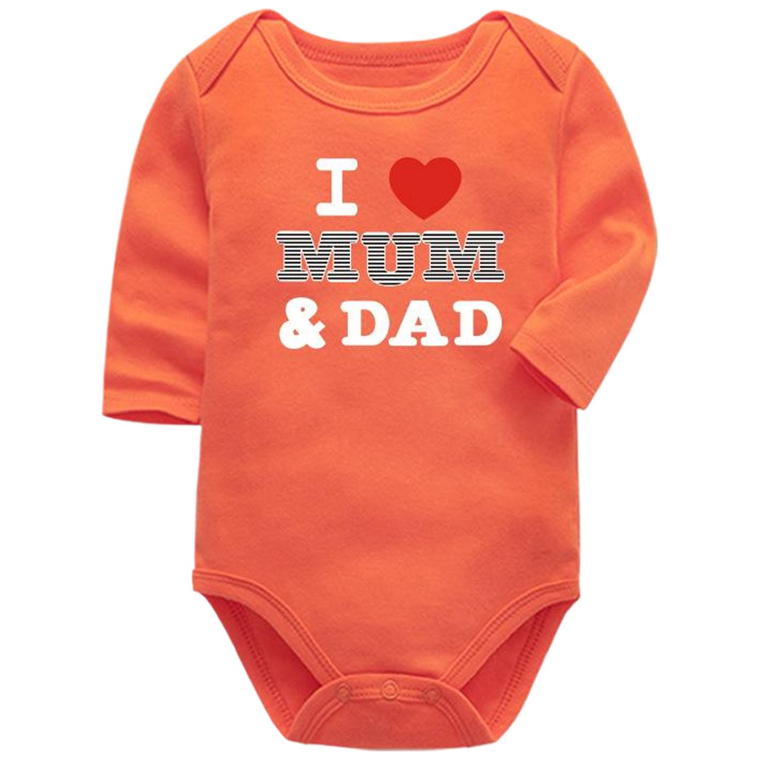 Baby Long Sleeve Snap-Crotch Onesie Bodysuit - Image 10