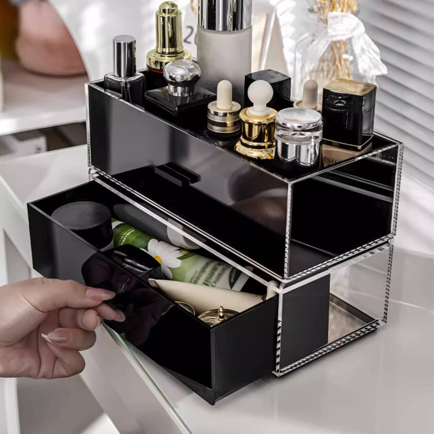 3-Tier Acrylic Drawer Organizer Box - Image 6